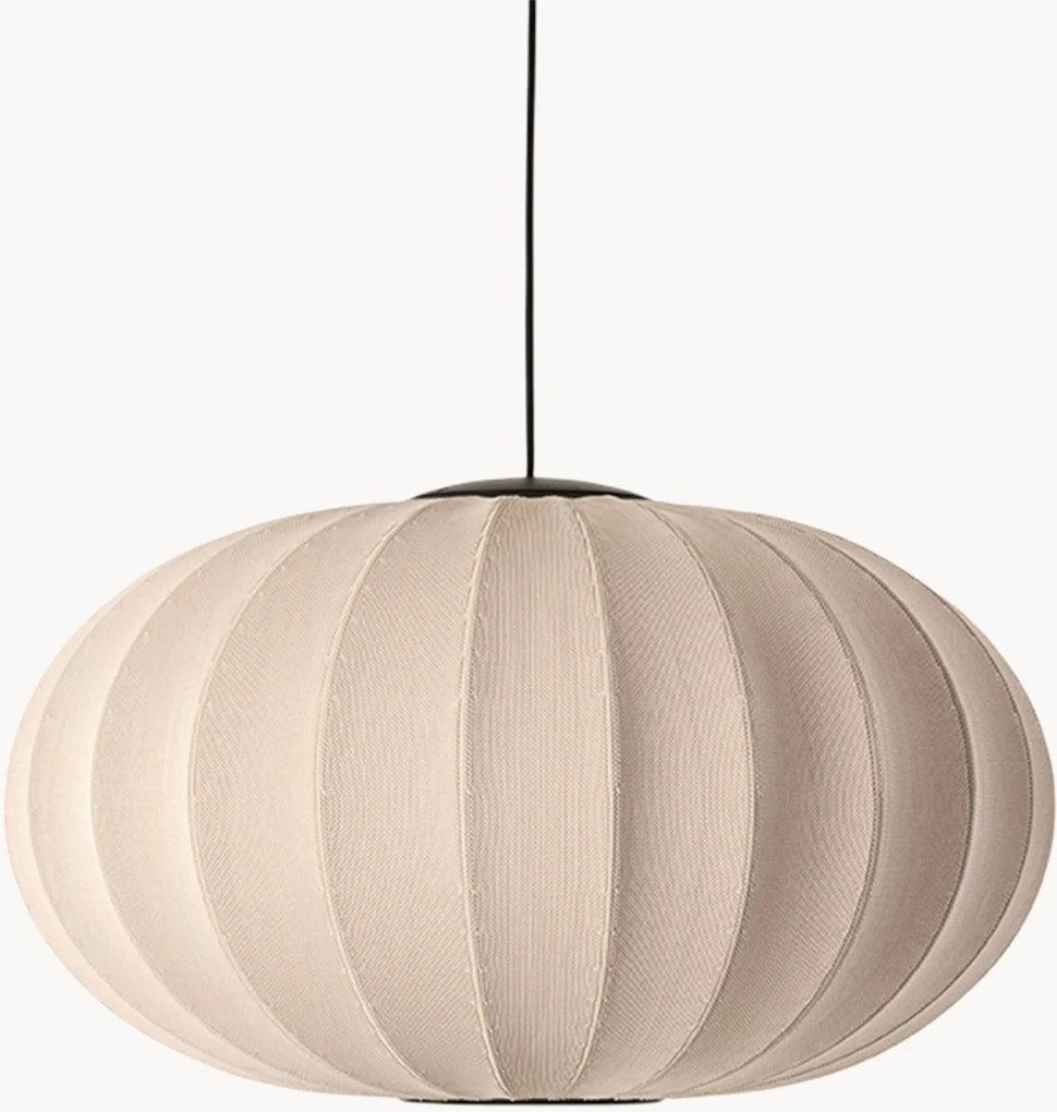 Handgemaakte grote LED hanglamp Knit-Wit
