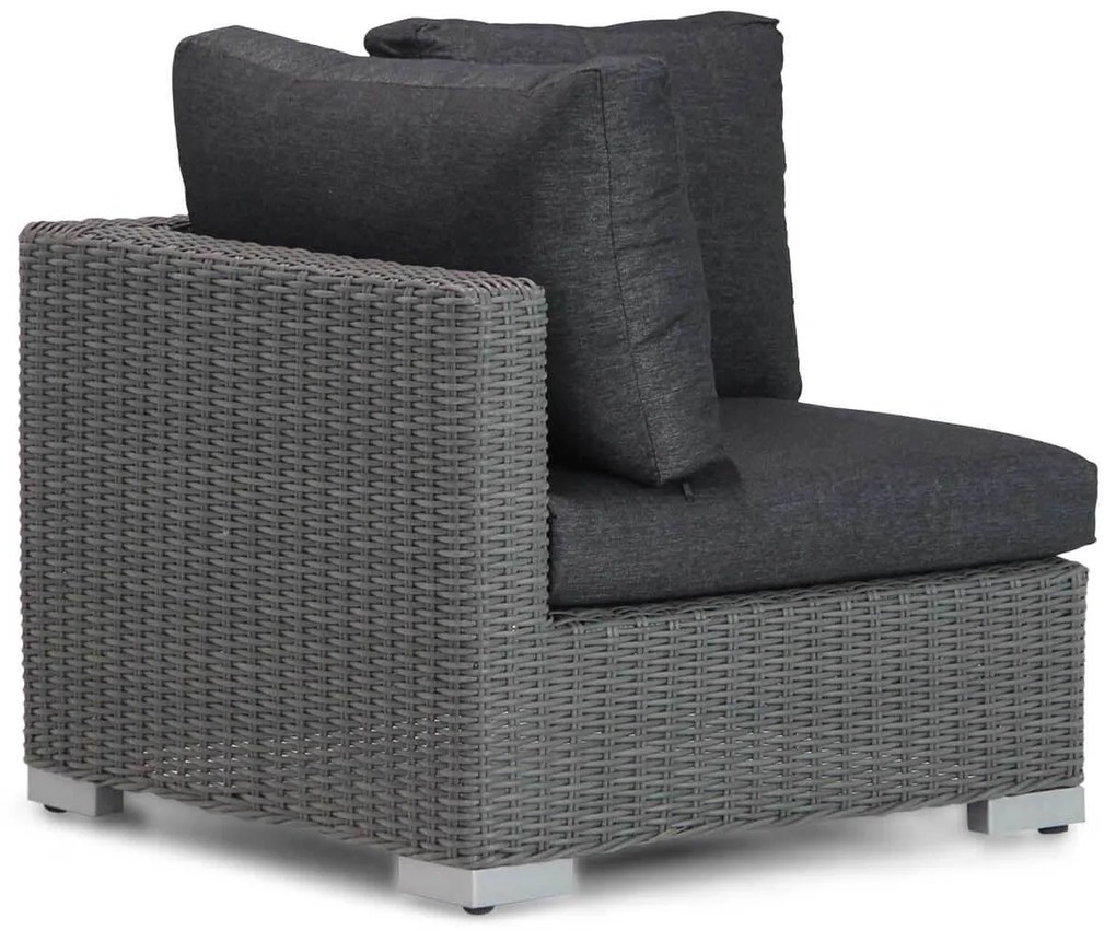 Hoek loungeset 5 personen Wicker Grijs  Garden Collections Cuba