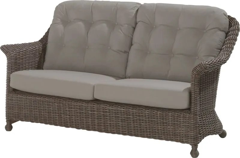 4 Seasons Outdoor | Madoera 2,5 seater bench, colonial  Tuinbank    antraciet weerbestendig