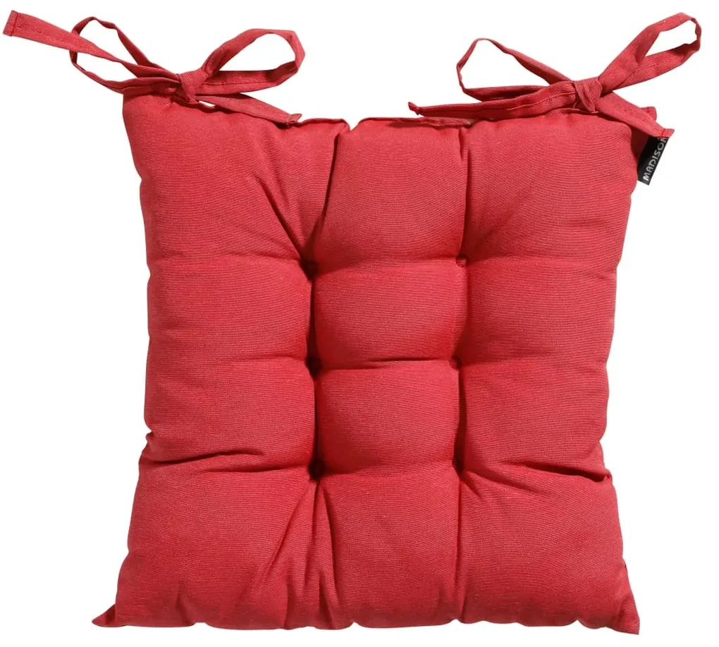Madison Zitkussen Panama 46x46 cm steenrood