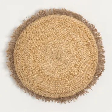 Rond Kussen In Jute (ø40 Cm) Puava Natuurlijk - Sklum