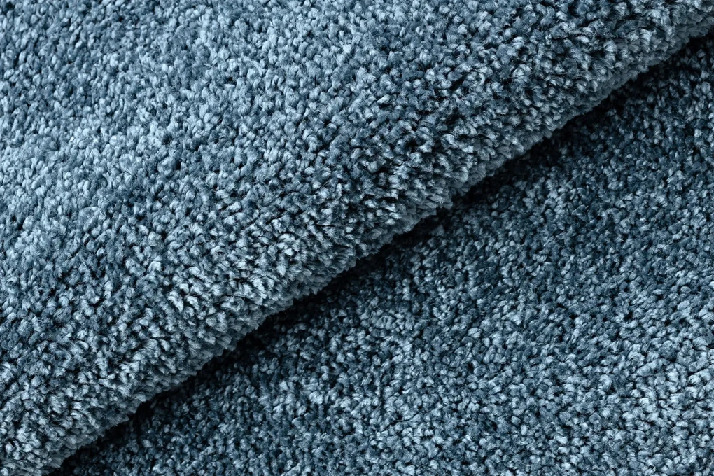 Tapijt BERBER 9000 ROND blauwrand ,  Barber , marokkaanse shaggy