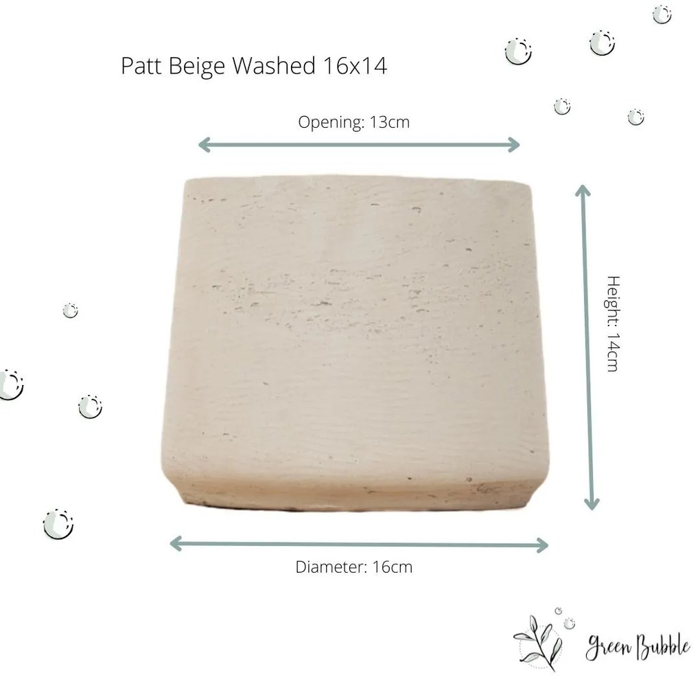 Pot Patt Beige Washed