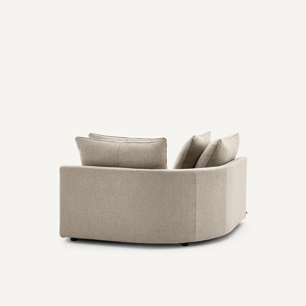 Modulair hoekbank in tweed, TIBERIO