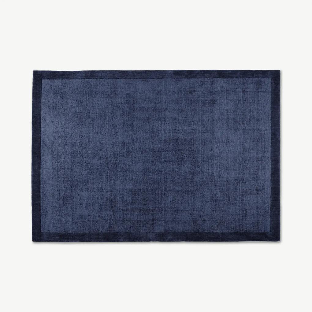 Jago vloerkleed, 160 x 230 cm, inktblauw