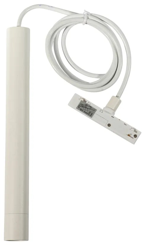 Moderne hanglamp wit voor railsysteem 1-fase  - Slimline Keno