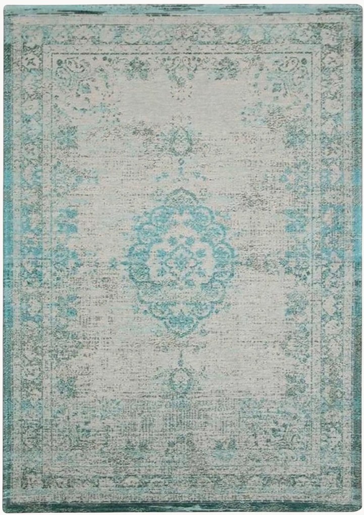 Wasbaar jacquard in- & outdoor vloerkleed Medaillon