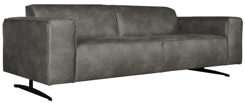 3 zitsbank - Lambada - leer Hunter grijs 104
