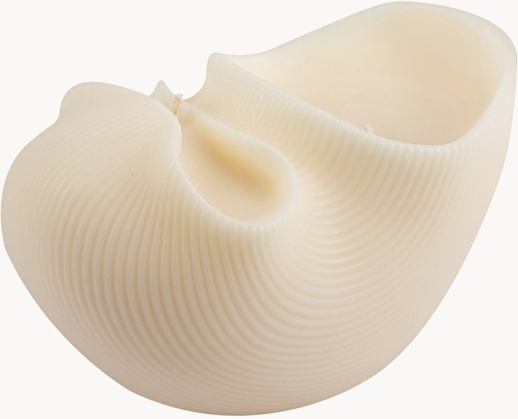 Handgemaakte kaars Shell, H 16 cm