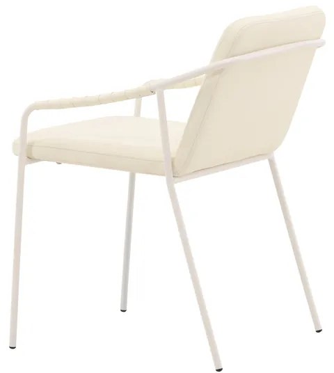 Jörn Eetkamerstoel - Mattias  - Beige - PU-Leer  - Jörn