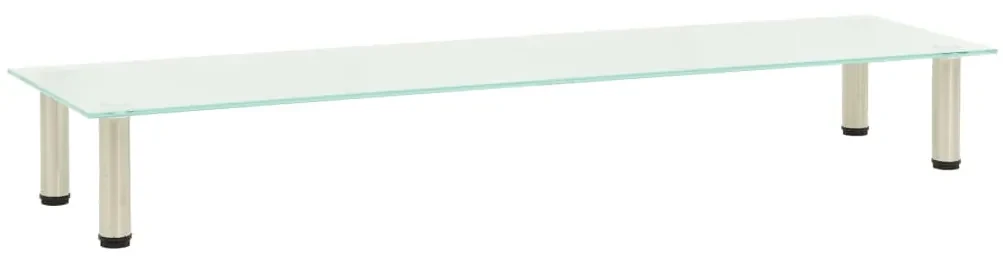 vidaXL Tv-meubel 140x35x17 cm gehard glas mat