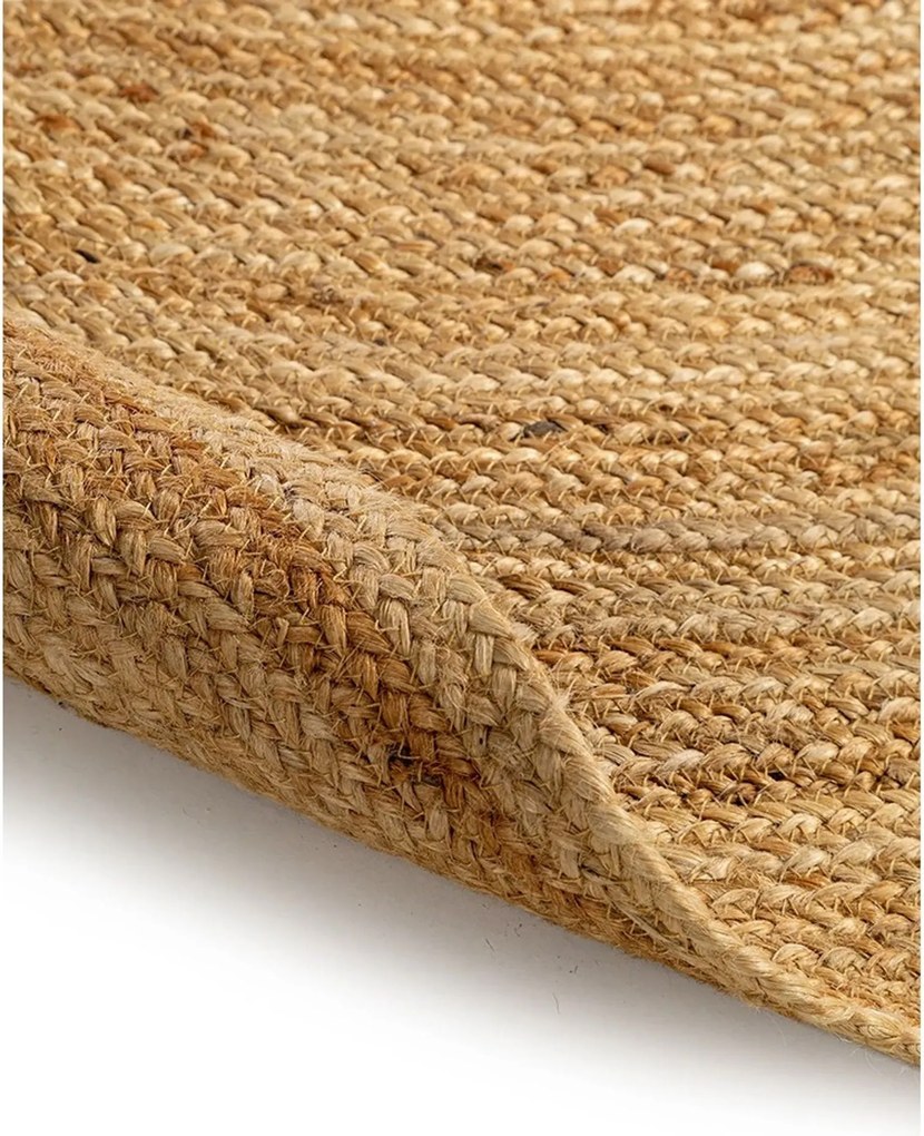 Vloerkleed Jute Jutta Rond Grijs