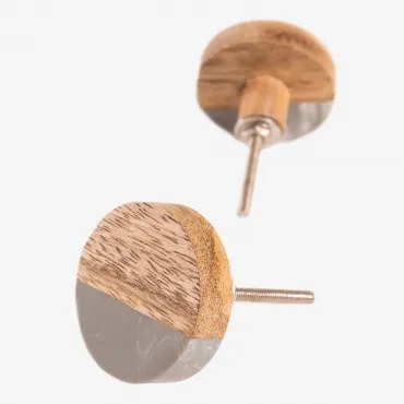 Set Van 2 Handgrepen Van Hars Soleil Grijs – Koel - Sklum