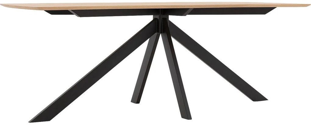 Goossens Excellent Eettafel Uniek, Semi rechthoekig 200 x 100 cm