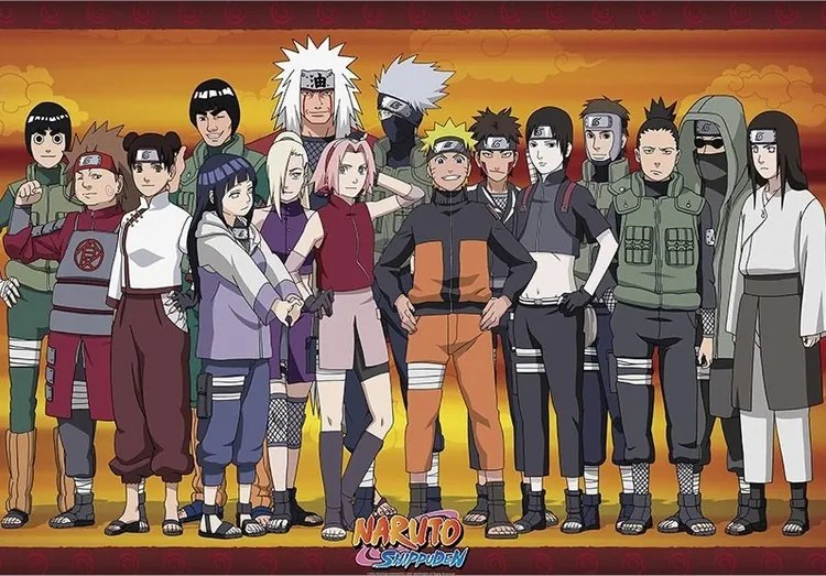 Poster Naruto Shippuden - Konoha Ninjas