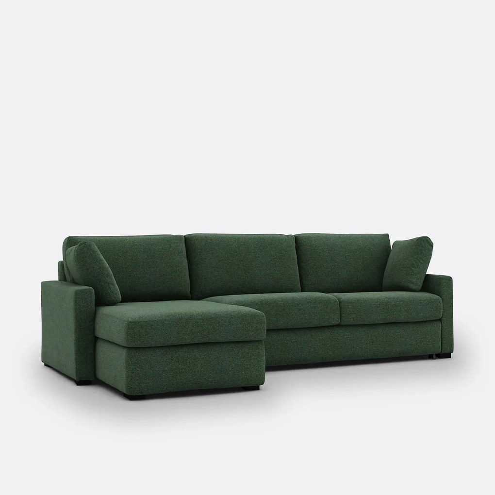 Hoekbank, omvormbaar, 4-zit, in polyester, schuim, TIMOR