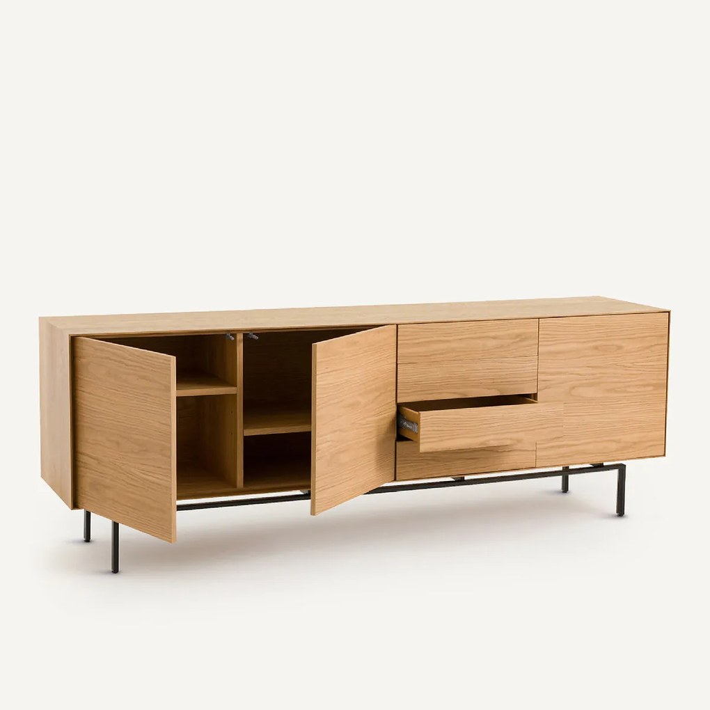 Eiken fineer dressoir, Oreko