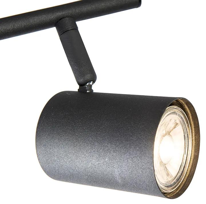 Smart Spot / Opbouwspot / Plafondspot zwart kantelbaar incl. 2 WiFi GU10 - Jeana Modern GU10 Binnenverlichting Lamp