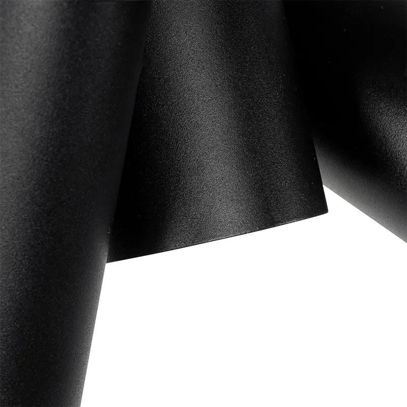 Design spot zwart 2-lichts verstelbaar - Michael