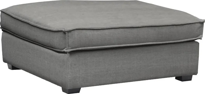 Poef - Mazur - stof Kiss taupe 181