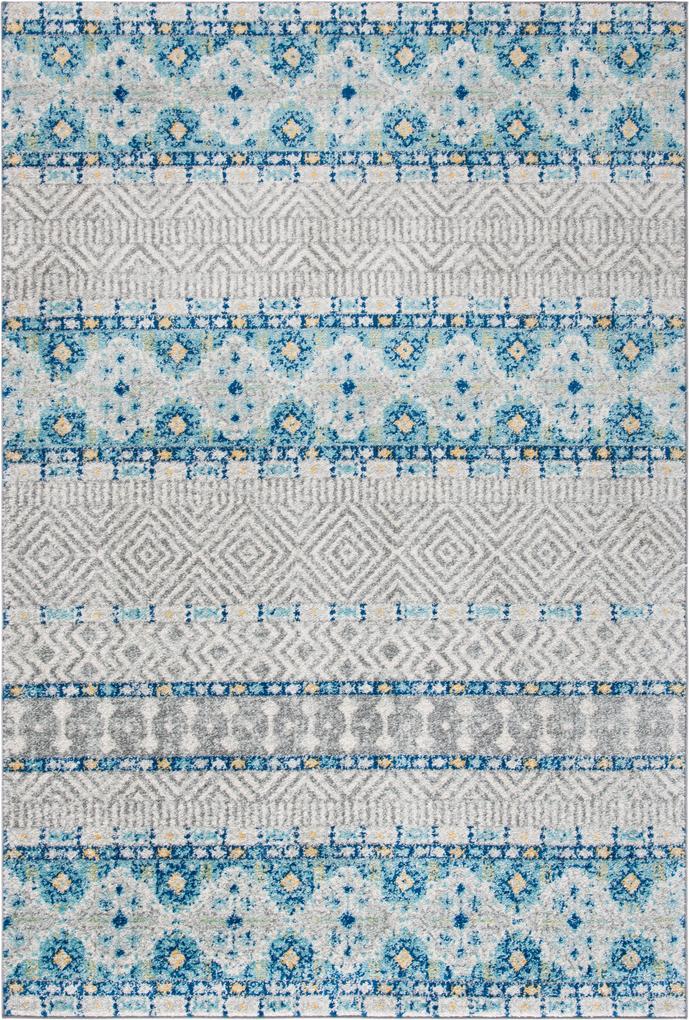 Safavieh | Vloerkleed Marlous 90 x 150 cm grijs, turquoise vloerkleden polypropyleen, jute, polyester, vloerkleden & woontextiel vloerkleden