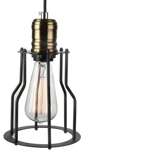 Vintage Hanglamp Zwart Pear Design