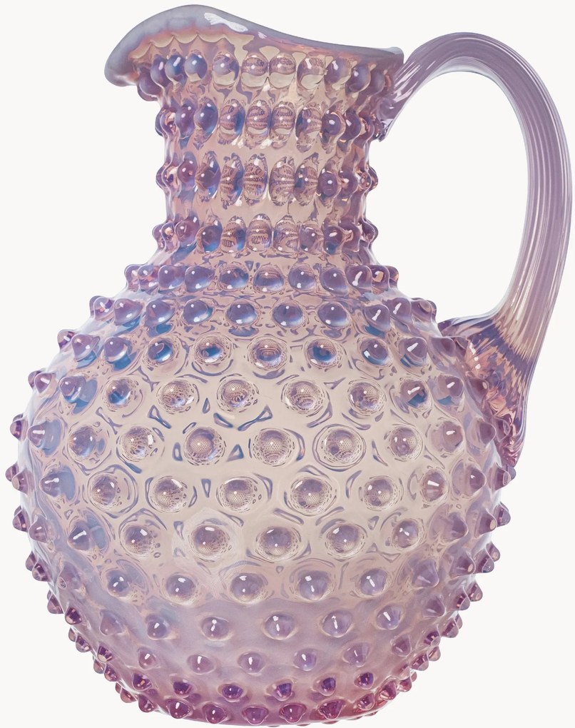 Mondgeblazen karaf Hobnail