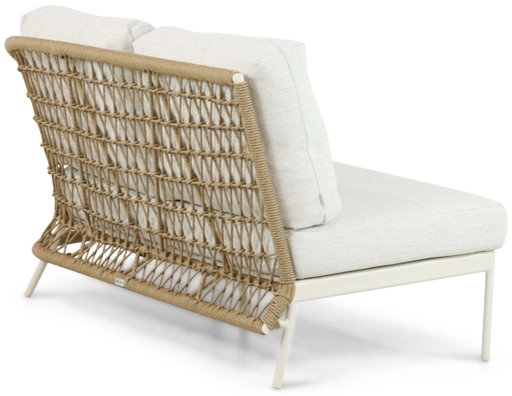 Hoek loungeset 6 personen Aluminium/Wicker Taupe Coco Bali