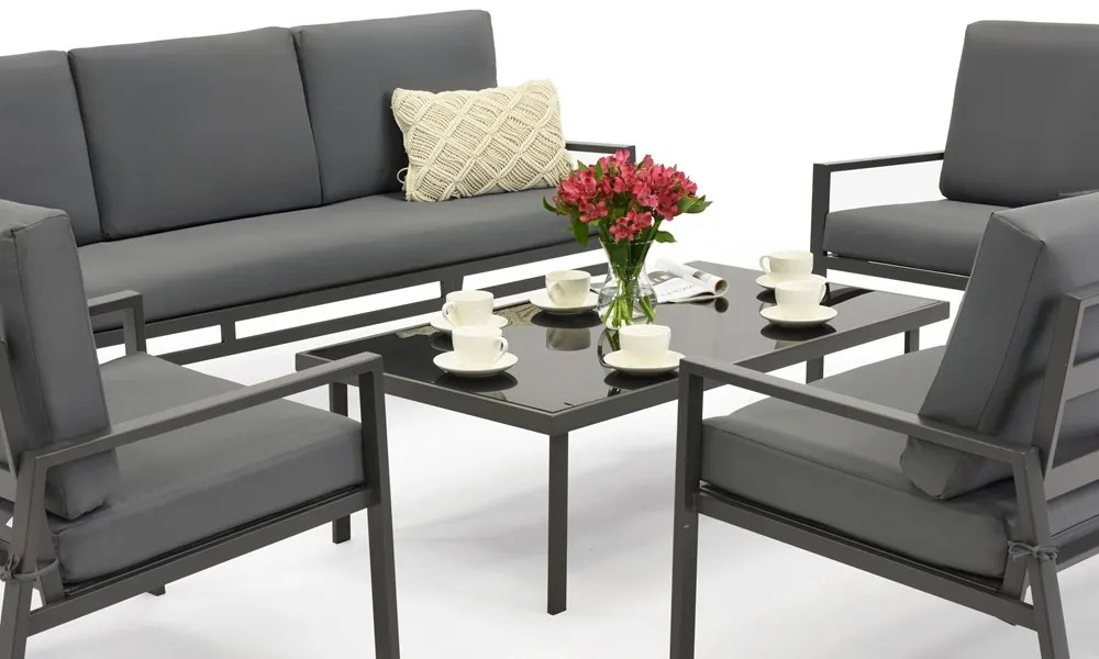 Vigo Coffee 7 antraciet Garden Point tuinset