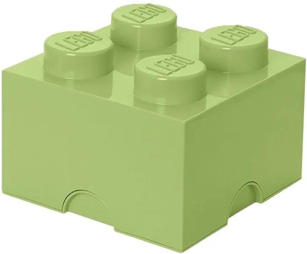 Opbergbox LEGO DESIGN brick 4 pastel geel SPRING