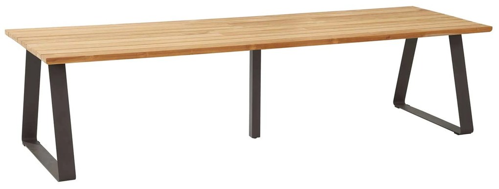 4 Seasons Outdoor Basso Dining Tuintafel X Teak Naturel Teak