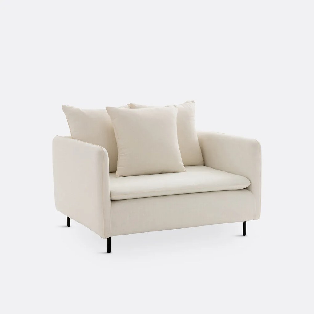 Fauteuil XL linnen/viscose, Ivete