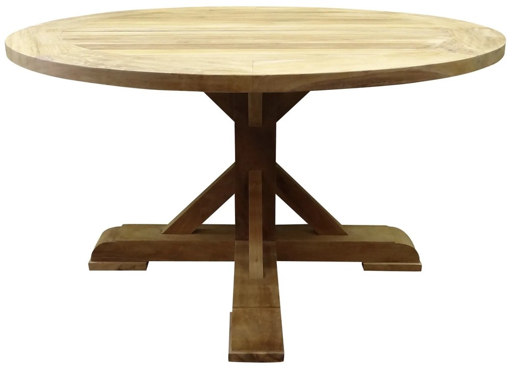 Xena dining tuintafel 140 cm rond teak