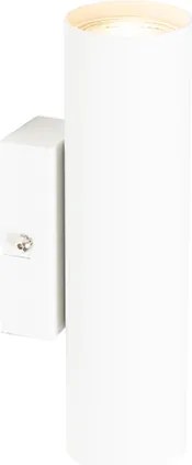 Moderne wandlamp wit 2-lichts GU10 50mm - Jeana