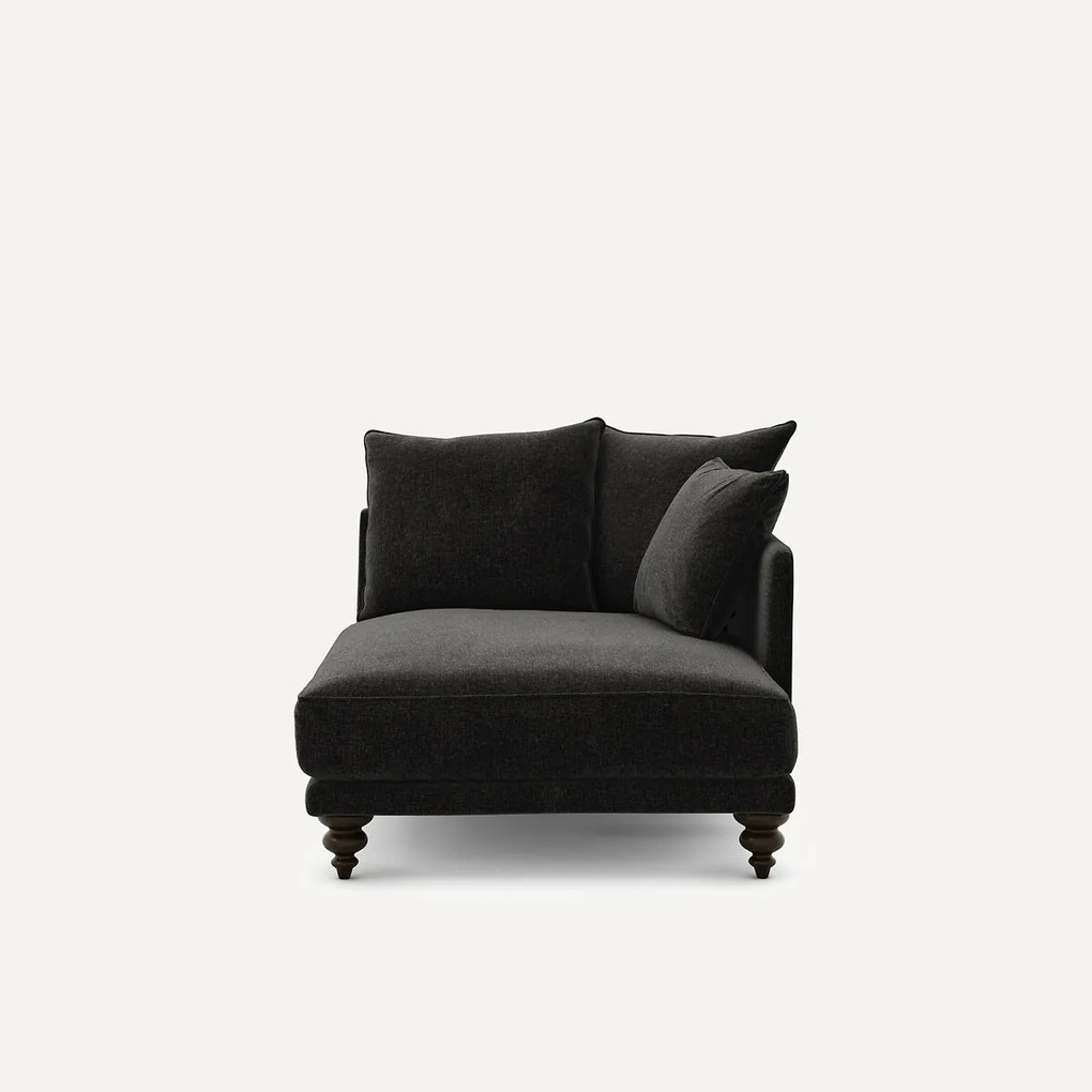 Chenille fluwelen longchair, Lazare