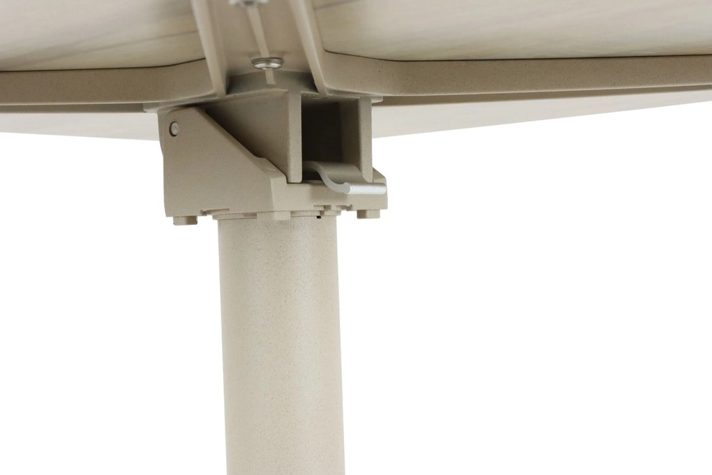 De Laan Projects Laan Marano Bistrotafel X Aluminium Taupe