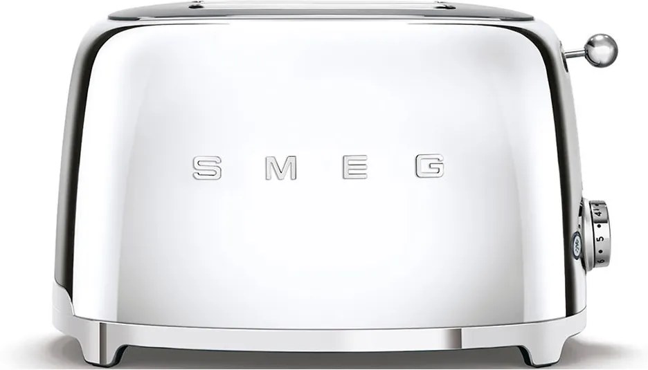 Smeg 50's Style broodrooster 2-slots TSF01SSEU - chroom