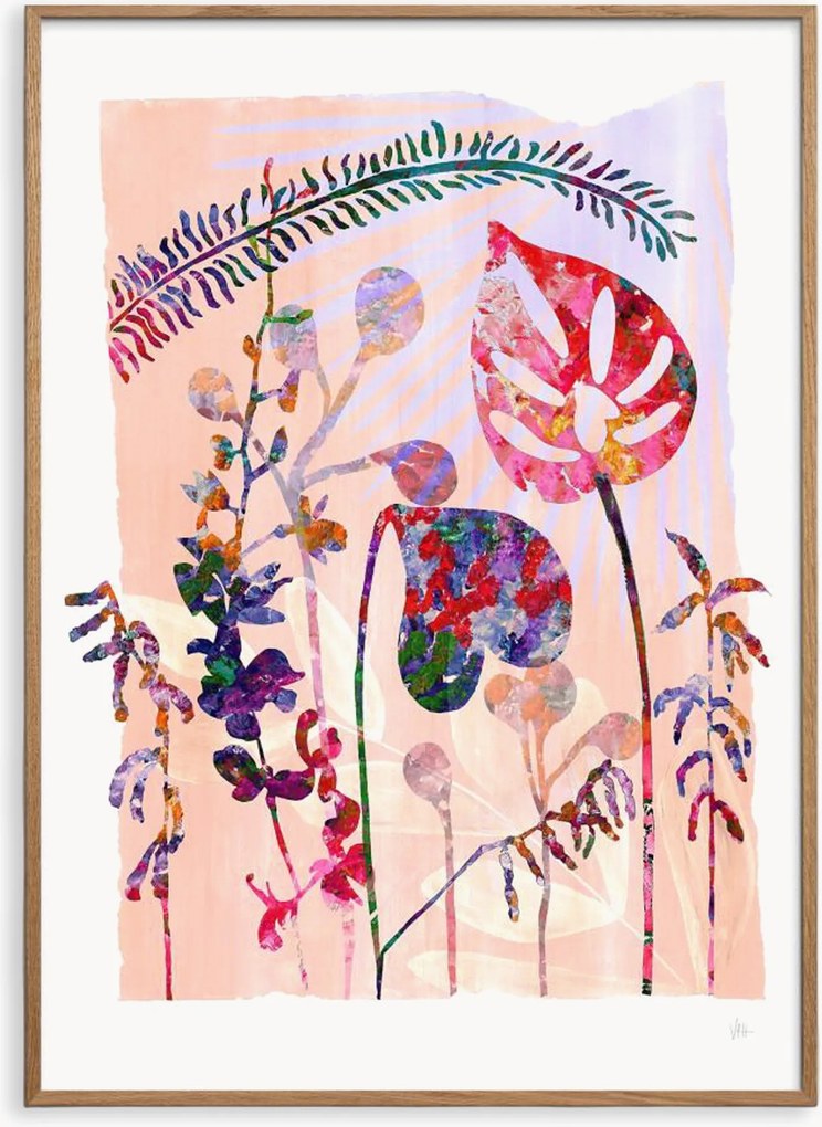 Ingelijste digitale print O Florum