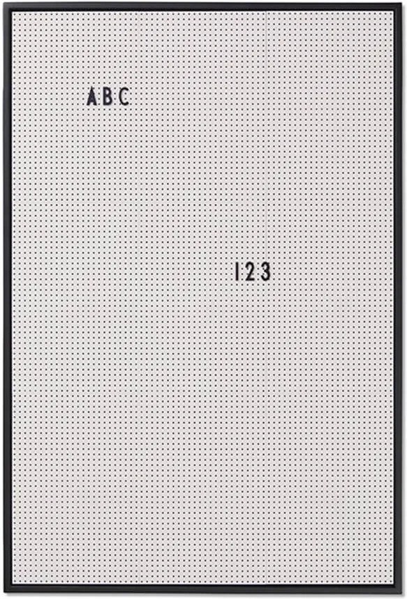 Design Letters | Letterbord A2 a2: breedte 42 cm x hoogte 59.4 cm lichtgrijs decoratieve wandobjecten mdf, staal wanddeco | NADUVI outlet