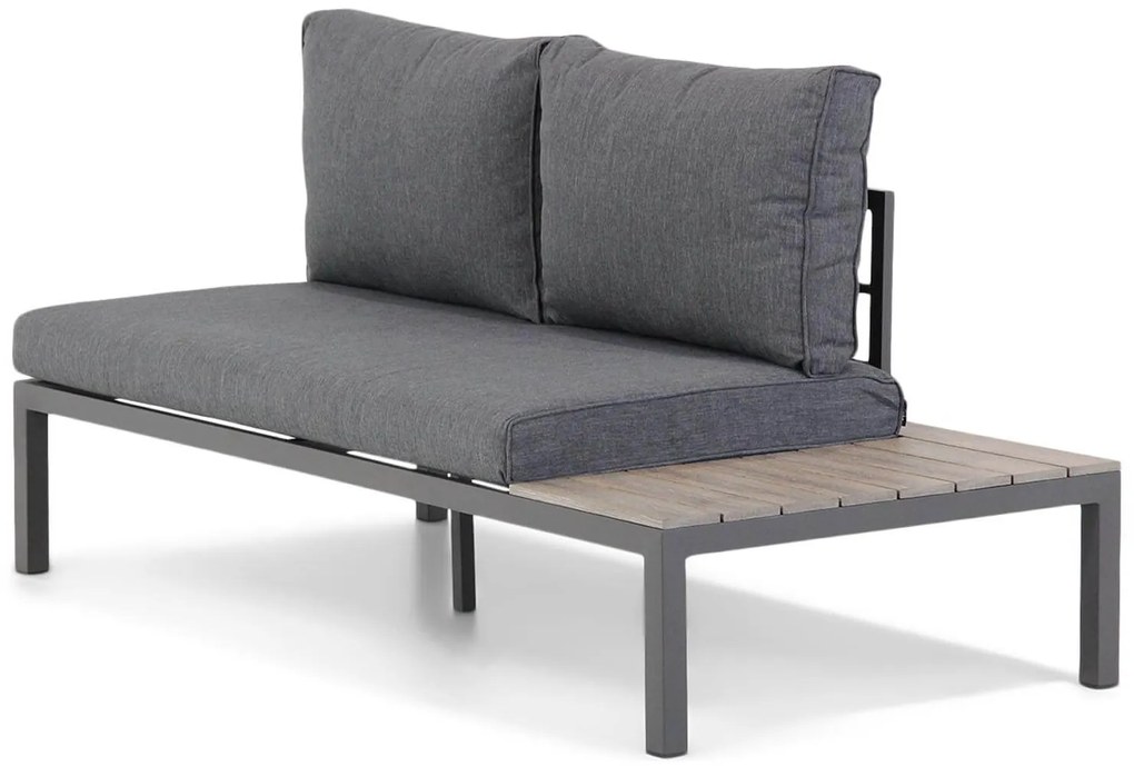 Hoek loungeset 5 personen Aluminium/polywood Grijs  Domani Furniture La Festa