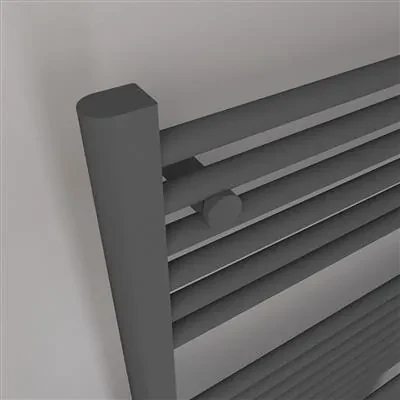 Eastbrook Biava multirail handdoekradiator 45x170cm 843W antraciet