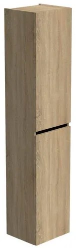 Thebalux hoge kast 165x35x29 2x dichte deur 1x greeplijst mat zwart rechts draaiend t.b.v. Type 1/3/5/9 7TY35076CB