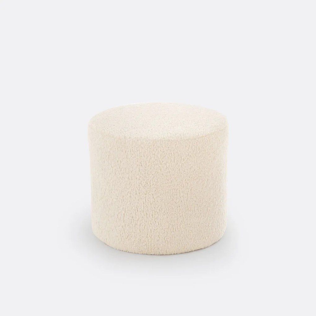 Poef bouclé stof, Séméon