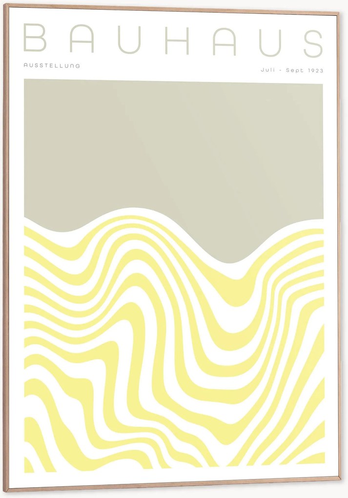 Ingelijste digitale print Bauhaus Art.