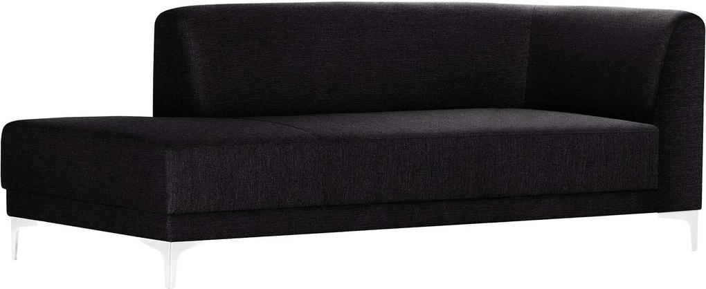 Florenzzi | Chaise longue Allegra armleuning afmetingen (cm): l 206 x breedte 93 x hoogte zwart chaise longues - frame: | NADUVI outlet