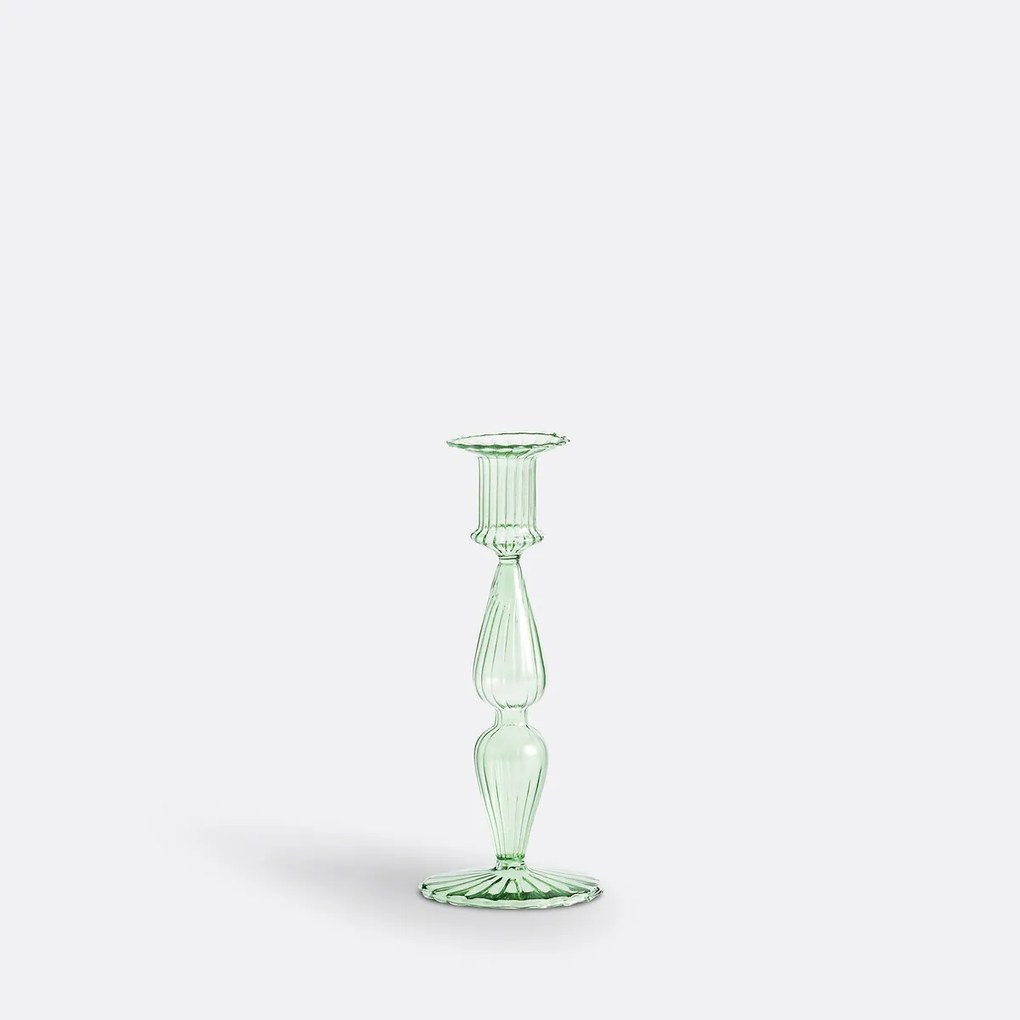 Kandelaar in glas H20,3 cm, Chilava