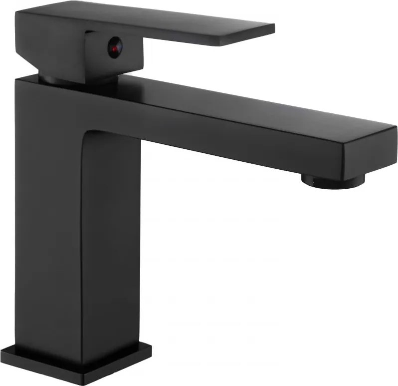 Mexen Uno wastafelkraan, zwart - 71400-70