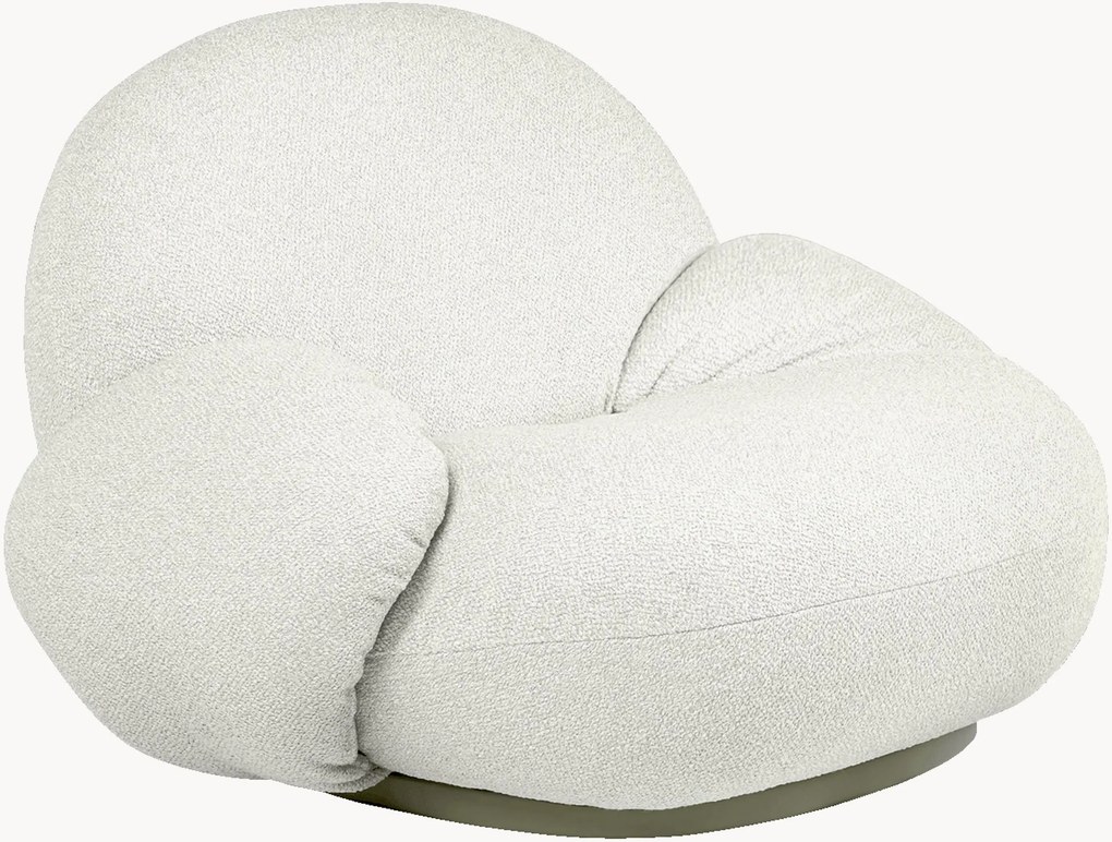 Draaibare tuinstoel Pacha van bouclé