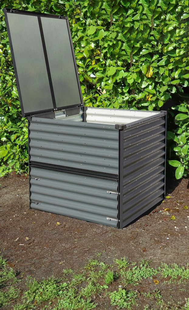 Vitavia Composteerder Tami - Graniet/Zwart - L99 x 99 x H87,2 cm