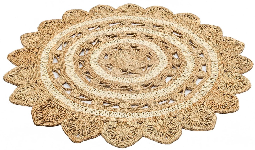 Vloerkleed Maceo rond jute | Conceptum Hypnosis